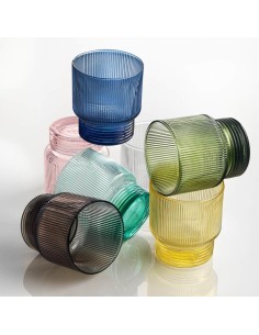 IVV - TODO MODO SET 6 BICCHIERI COLORI ASSORTITI CL.30 2