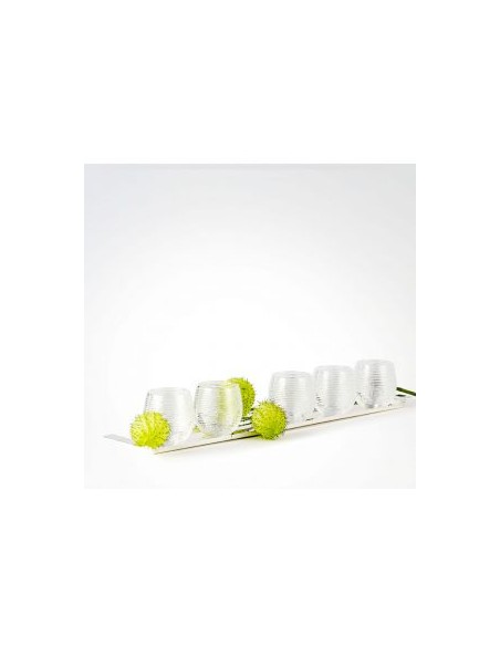 MULTICOLOR SET 6 BICCHIERE ACQUA PERVINCA CL.25