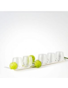 MULTICOLOR SET 6 BICCHIERE ACQUA GIALLO ECO CL.25 2