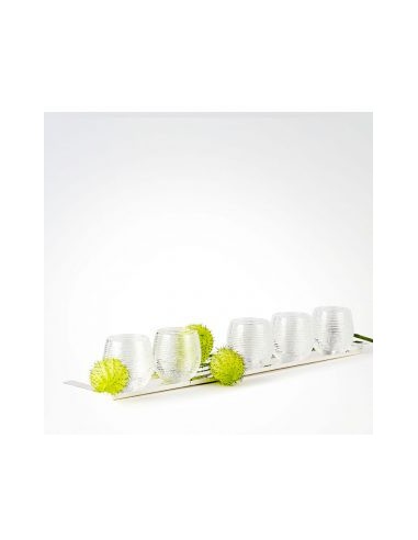 MULTICOLOR SET 6 BICCHIERE ACQUA GIALLO ECO CL.25