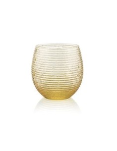 MULTICOLOR SET 6 BICCHIERE ACQUA GIALLO ECO CL.25