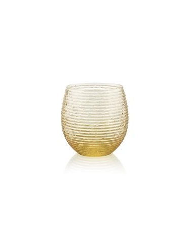 MULTICOLOR SET 6 BICCHIERE ACQUA GIALLO ECO CL.25