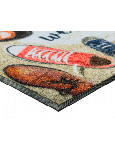 Kleen-tex - Tappeto ''Shoes welcome'' Linea wash+dry Design 50x75 cm 2