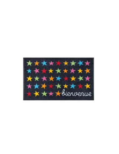 Kleen-tex - Tappeto ''Flower Heart'' Linea wash+dry Design 50x75 cm
