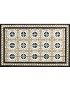 Kleen-tex - Tappeto ''Kitchen Tiles'' Linea wash+dry Design 75x120 cm