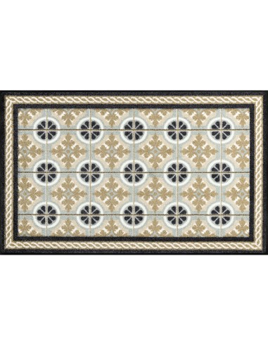 Kleen-tex - Tappeto ''Kitchen Tiles'' Linea wash+dry Design 75x120 cm