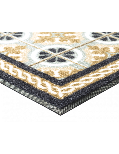 Kleen-tex - Tappeto ''Kitchen Tiles'' Linea wash+dry Design 75x120 cm