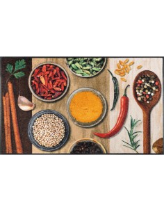 Kleen-tex - Tappeto ''Hot Spices'' Linea wash+dry Design 75x120 cm