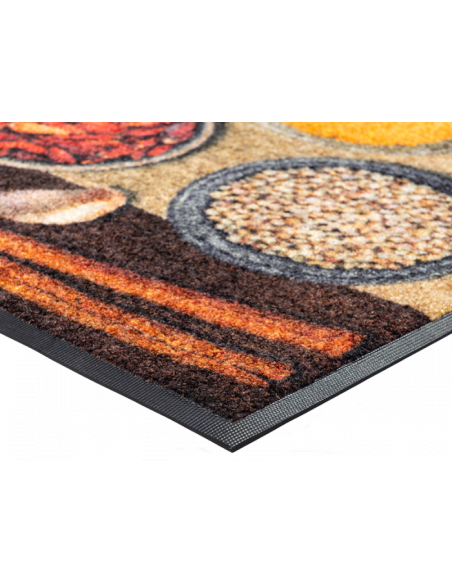 Kleen-tex - Tappeto ''Hot Spices'' Linea wash+dry Design 60x180 cm
