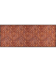 Kleen-tex - Tappeto ''Harmony'' red Linea wash+dry Design'cm 75 x 190