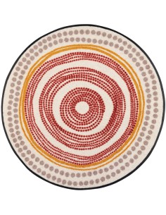 Kleen-tex - Tappeto ''Boho Style'' Linea wash+dry Design diam. cm 85
