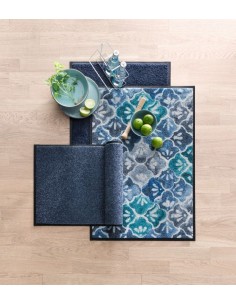Kleen-tex - Tappeto ''Blue Ground'' Linea wash+dry Design 75x190 cm 2