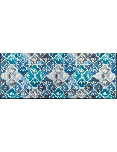 Kleen-tex - Tappeto ''Blue Ground'' Linea wash+dry Design 75x190 cm