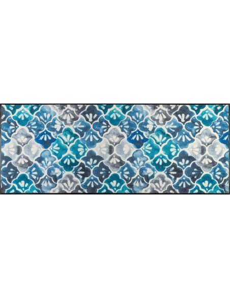 Kleen-tex - Tappeto ''Blue Ground'' Linea wash+dry Design 75x190 cm