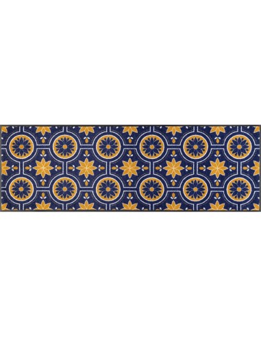 Kleen-tex - Tappeto ''Azulejo'' Linea wash+dry Design 60x180 cm