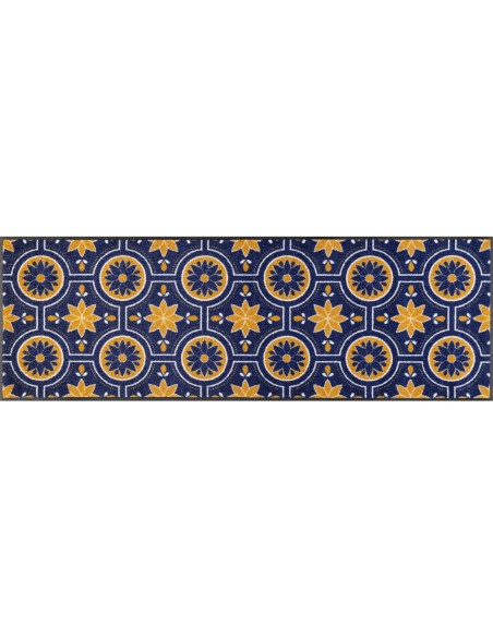 Kleen-tex - Tappeto ''Azulejo'' Linea wash+dry Design 60x180 cm
