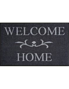 Kleen-tex - Tappeto ''Welcome Home anthrazit'' Linea wash+dry Design 50x75 cm