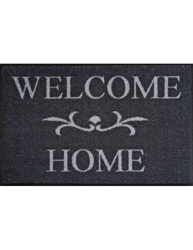 Kleen-tex - Tappeto ''Welcome Home anthrazit'' Linea wash+dry Design 50x75 cm
