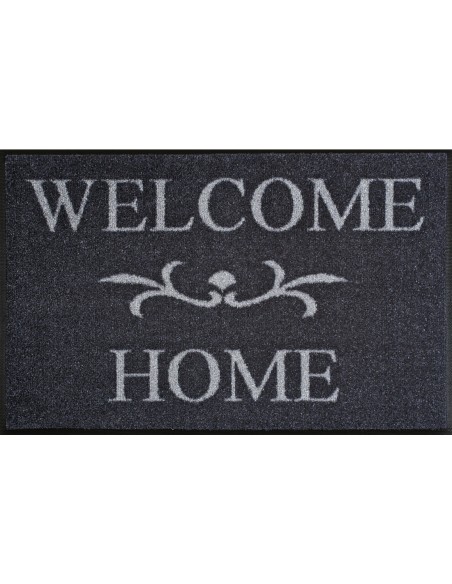 Kleen-tex - Tappeto ''Welcome Home anthrazit'' Linea wash+dry Design 50x75 cm
