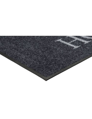 Kleen-tex - Tappeto ''Welcome Home anthrazit'' Linea wash+dry Design 50x75 cm
