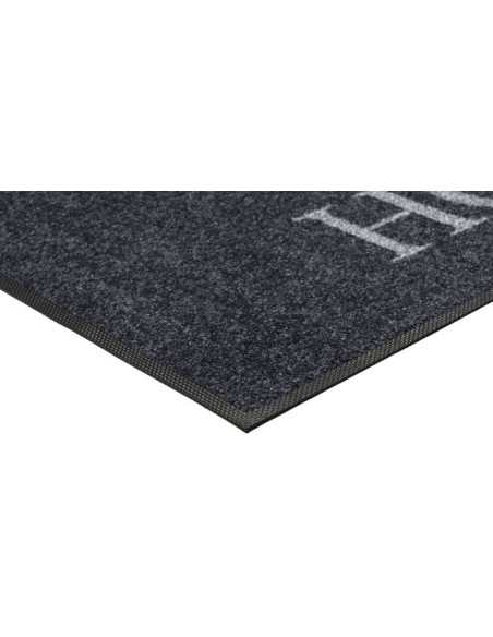 Kleen-tex - Tappeto ''Welcome Home anthrazit'' Linea wash+dry Design 50x75 cm