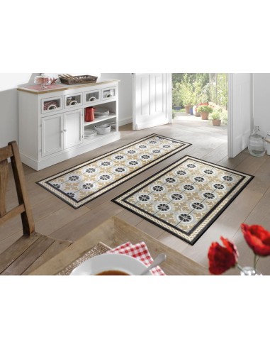 Kleen-tex - Tappeto ''Kitchen Tiles'' Linea wash+dry Design 75x190 cm