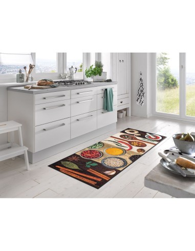 Kleen-tex - Tappeto ''Hot Spices'' Linea wash+dry Design 75x190 cm