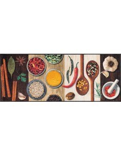 Kleen-tex - Tappeto ''Hot Spices'' Linea wash+dry Design 75x190 cm