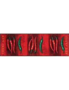 Kleen-tex - Tappeto ''Hot Chilli'' Linea wash+dry Design 60x180 cm