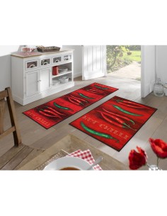 Kleen-tex - Tappeto ''Hot Chilli'' Linea wash+dry Design 60x180 cm 2