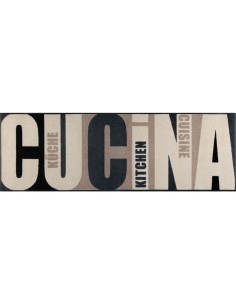 Kleen-tex - Tappeto ''Cucina pura'' Linea wash+dry Design 60x180 cm