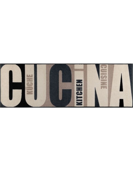 Kleen-tex - Tappeto ''Cucina pura'' Linea wash+dry Design 60x180 cm