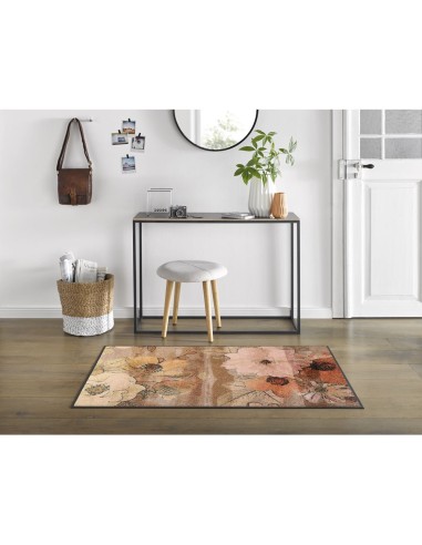 Kleen-Tex - Tappeto Retro Roses  Linea wash+dry Decor cm 75x120
