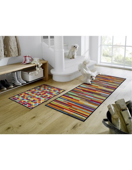 Kleen-tex - Tappeto ''Mikado Dots'' Linea wash+dry Design 50x75 cm