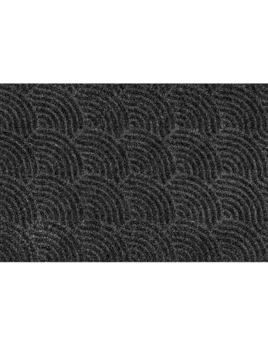 Kleen-tex - Tappeto ''DUNE Waves dark grey'' Linea DUNE 60x90 cm