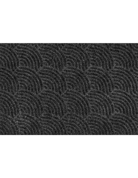 Kleen-tex - Tappeto ''DUNE Waves dark grey'' Linea DUNE 60x90 cm