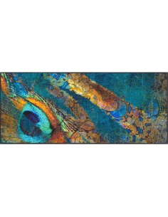 Kleen-tex - Tappeto ''Exotic Pavo'' Linea wash+dry Design 60x140 cm