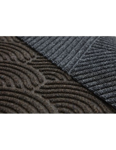 Kleen-tex - Tappeto ''DUNE Stripes dark brown'' Linea DUNE 60x90 cm