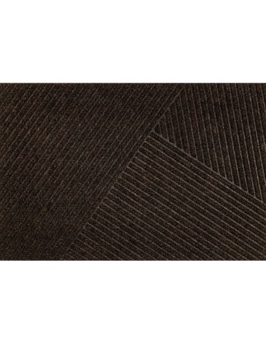 Kleen-tex - Tappeto ''DUNE Stripes dark brown'' Linea DUNE 60x90 cm