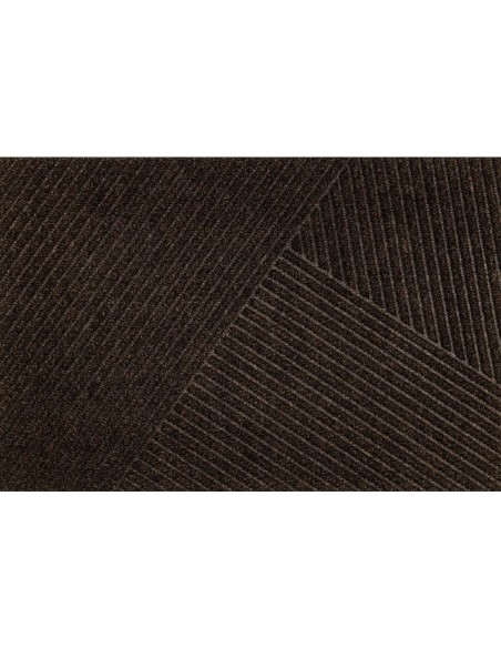 Kleen-tex - Tappeto ''DUNE Stripes dark brown'' Linea DUNE 60x90 cm