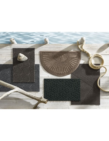 Kleen-Tex - Tappeto DUNE Leaves midnight-green cm 60x90