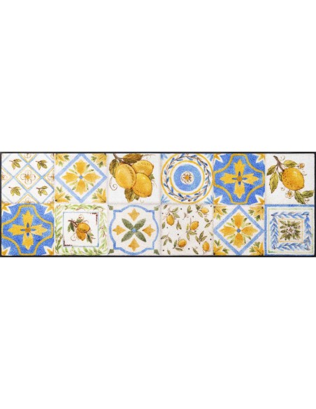 Kleen-tex - Tappeto ''Limoni'' Linea wash+dry Design 60x180 cm