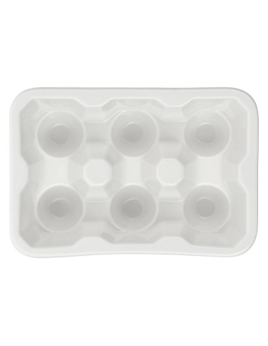 La Porcellana Bianca-Uova Contenitore 6 Uova Cm 16X11X5
