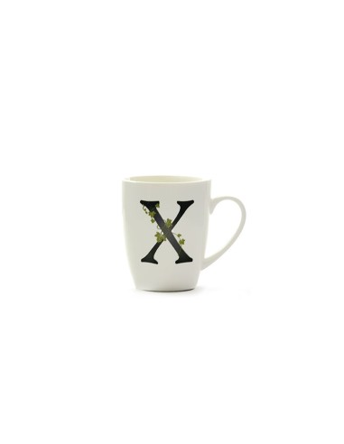 La Porcellana Bianca-Atupertu Mug Lettera X Cc 380 Gb 380 Cm Gift Box