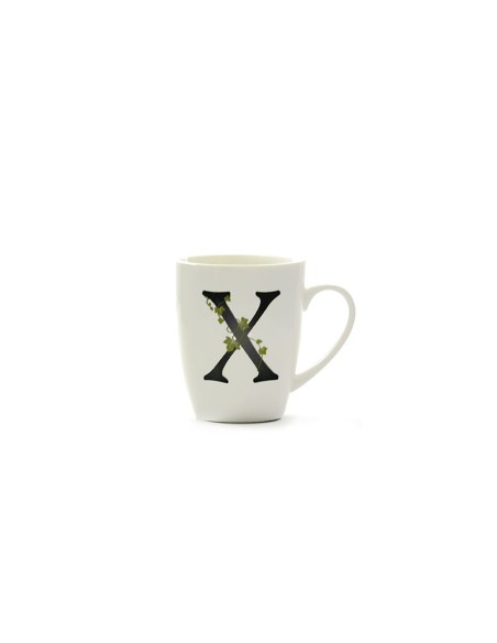 La Porcellana Bianca-Atupertu Mug Lettera X Cc 380 Gb 380 Cm Gift Box