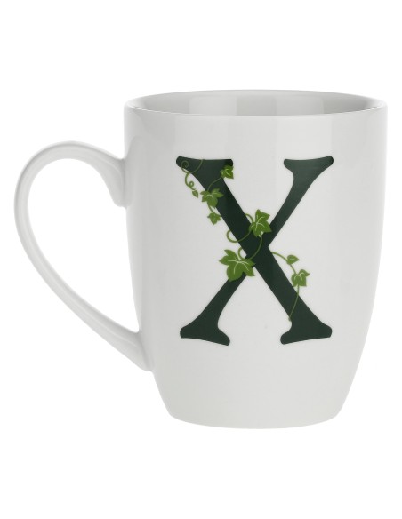 La Porcellana Bianca-Atupertu Mug Lettera X Cc 380 Gb 380 Cm Gift Box