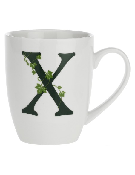 La Porcellana Bianca-Atupertu Mug Lettera X Cc 380 Gb 380 Cm Gift Box