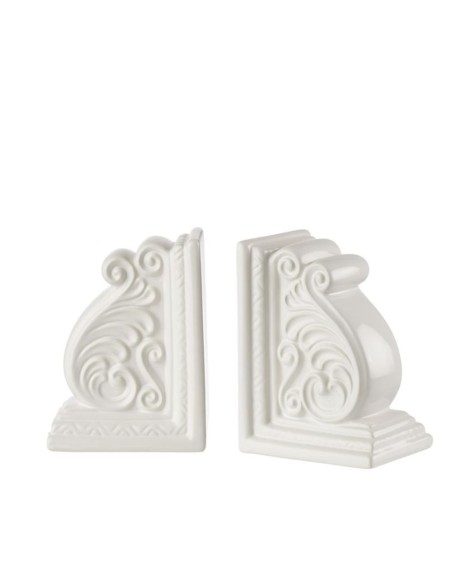L'Oca Nera - Fermalibri Classico - Set 2 pz cm 26x10x18h