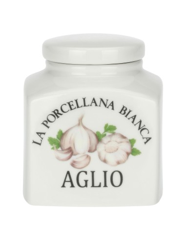 La Porcellana Bianca-Conserva Baratt.Porc. 0,5L Deco Aglio Gb Gift Box