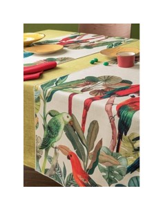 L'Oca Nera - Ipanema - Runner Antimacchia cm 155 x 50, 2 posti